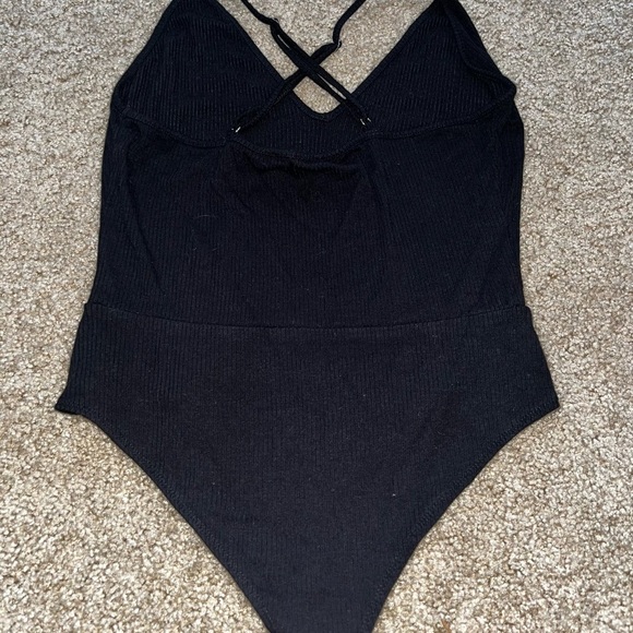 Ribbed Black Bodysuit from forever 21 - Picture 5 of 5